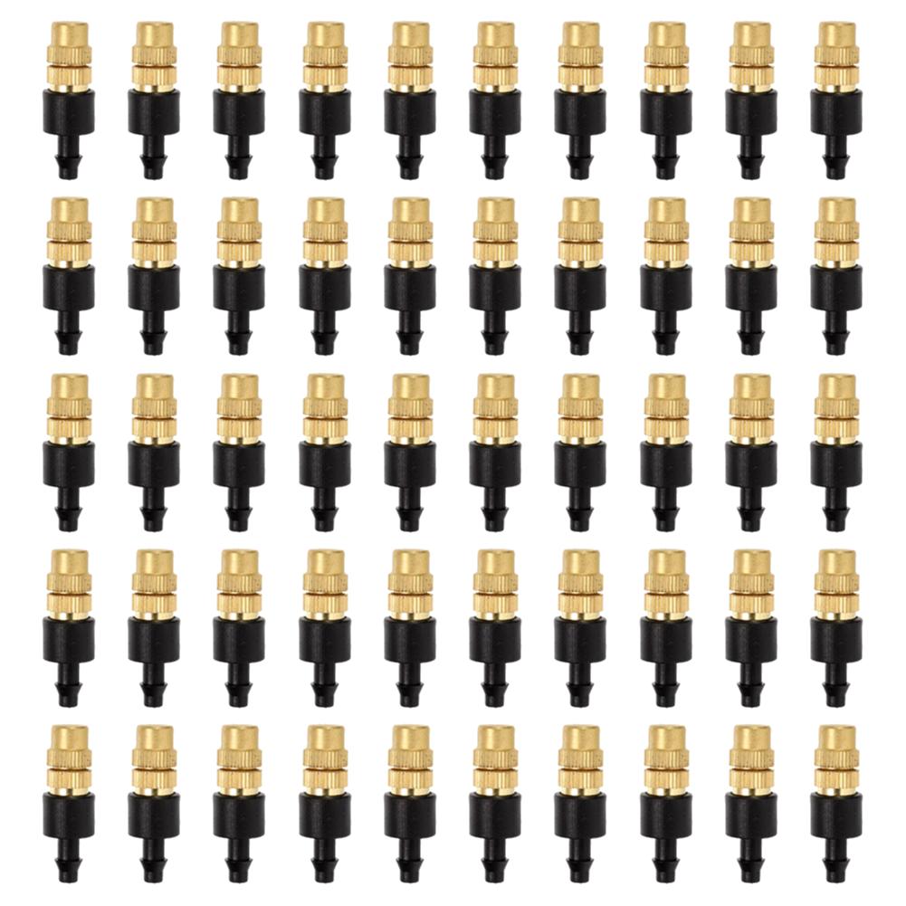 50Pcs Brass Spray Nozzle Garden Hose Sprinkler Head Irrigation Drippers Atomizing Nozzle for Gardening Watering
50Pcs Brass Spray Nozzle Garden Hose Sprinkler Head Irrigation Drippers Atomizing Nozzle for Gardening Watering
