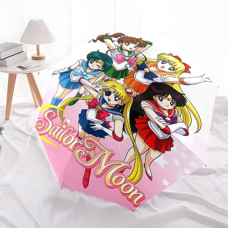 1pc Sailor Moon Automatic Folding Umbrella Portable 3-Fold Design with 8-Bone Iron Frame, Outdoor, Ideal Gift for Fans, Travelers, Daily Use, and Fest
1pc Sailor Moon Automatic Folding Umbrella Portable 3-Fold Design with 8-Bone Iron Frame, Outdoor, Ideal Gift for Fans, Travelers, Daily Use, and Fest