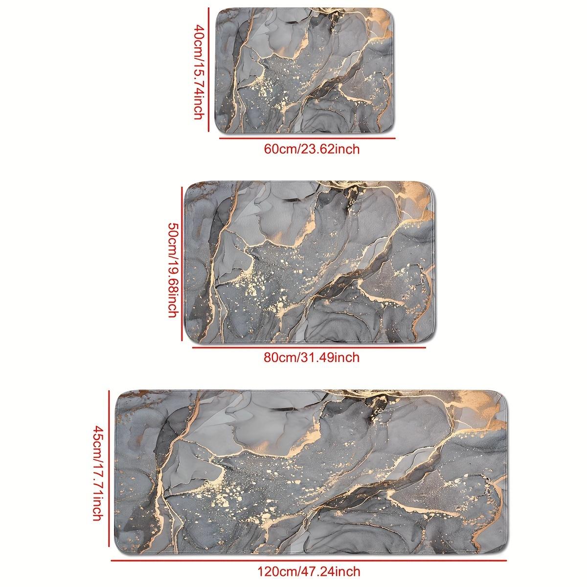 VIKAMA Abstract Marble Carpet Modern Geometric Gold Lines Doormat Kitchen Rug Rug For Bedroom Carpet For Live Room Home Decor 40X60CM (1.3X2FT
VIKAMA Abstract Marble Carpet Modern Geometric Gold Lines Doormat Kitchen Rug Rug For Bedroom Carpet For Live Room Home Decor 40X60CM (1.3X2FT
