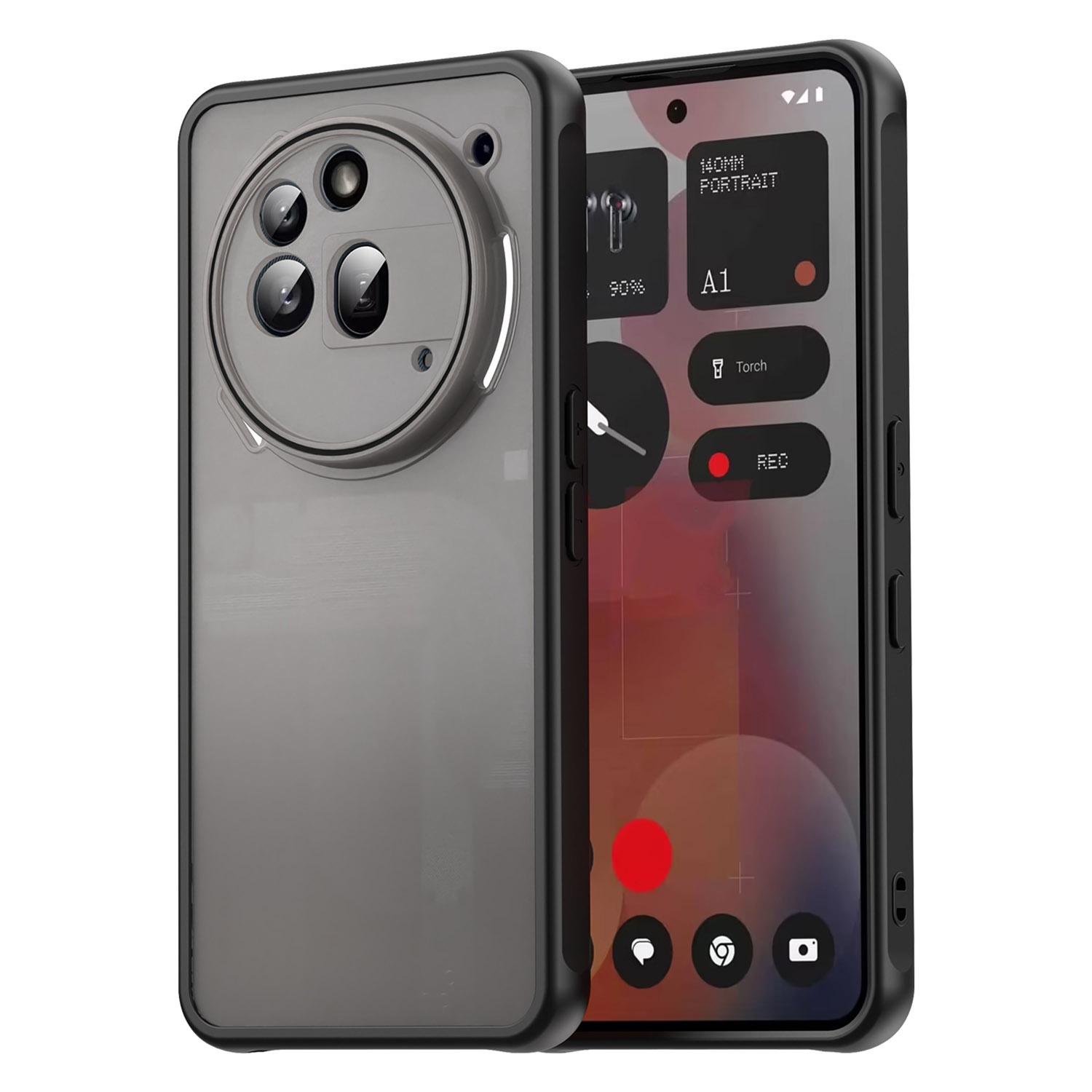 For Nothing Phone (3a) Pro Case Drop Proof Airbags Frosted Translucent PC+TPU Phone Back Cover Black
For Nothing Phone (3a) Pro Case Drop Proof Airbags Frosted Translucent PC+TPU Phone Back Cover Black