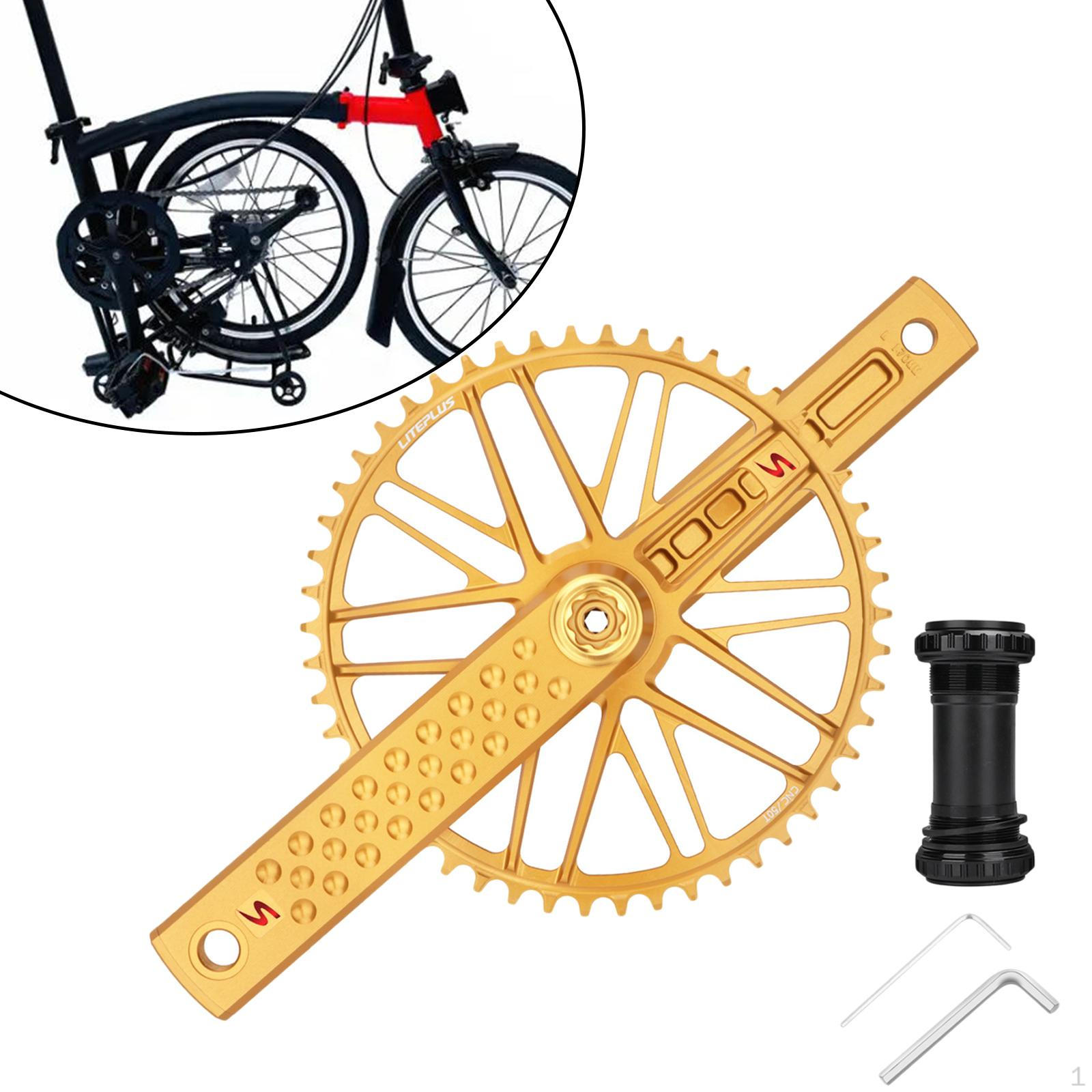 Bicycle Crankset 170mm Crank Set Components Parts Repairing Lightweight with Bottom Bracket Bike золотий
Bicycle Crankset 170mm Crank Set Components Parts Repairing Lightweight with Bottom Bracket Bike золотий