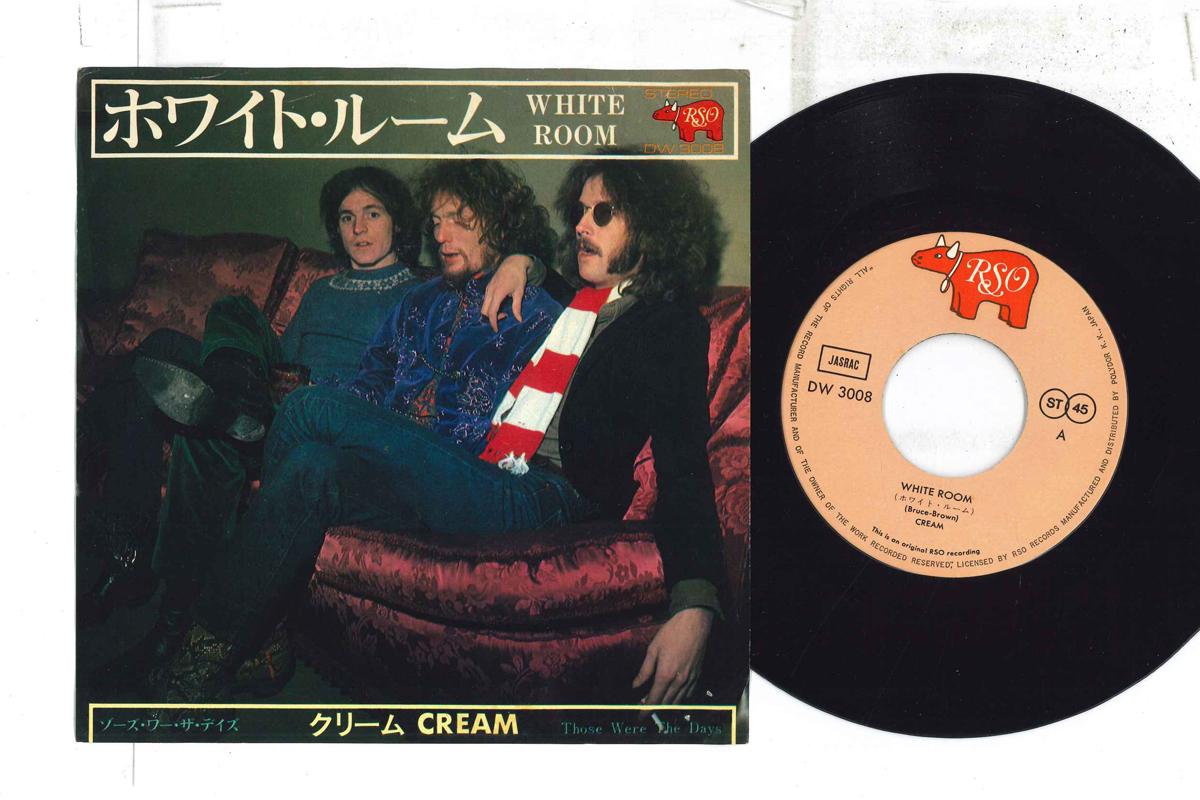 7inch Record CREAM - White Room / Those Were The Days DW3008 RSO 1976 Japan Rock Used
7inch Record CREAM - White Room / Those Were The Days DW3008 RSO 1976 Japan Rock Used
