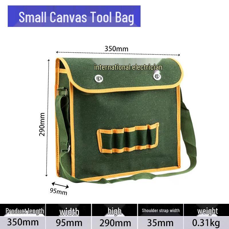 Розширена брезентова сумка для інструментів електрика, багатофункціональна та потовщена, через плече для зберігання на будівельному майданчику
Розширена брезентова сумка для інструментів електрика, багатофункціональна та потовщена, через плече для зберігання на будівельному майданчику