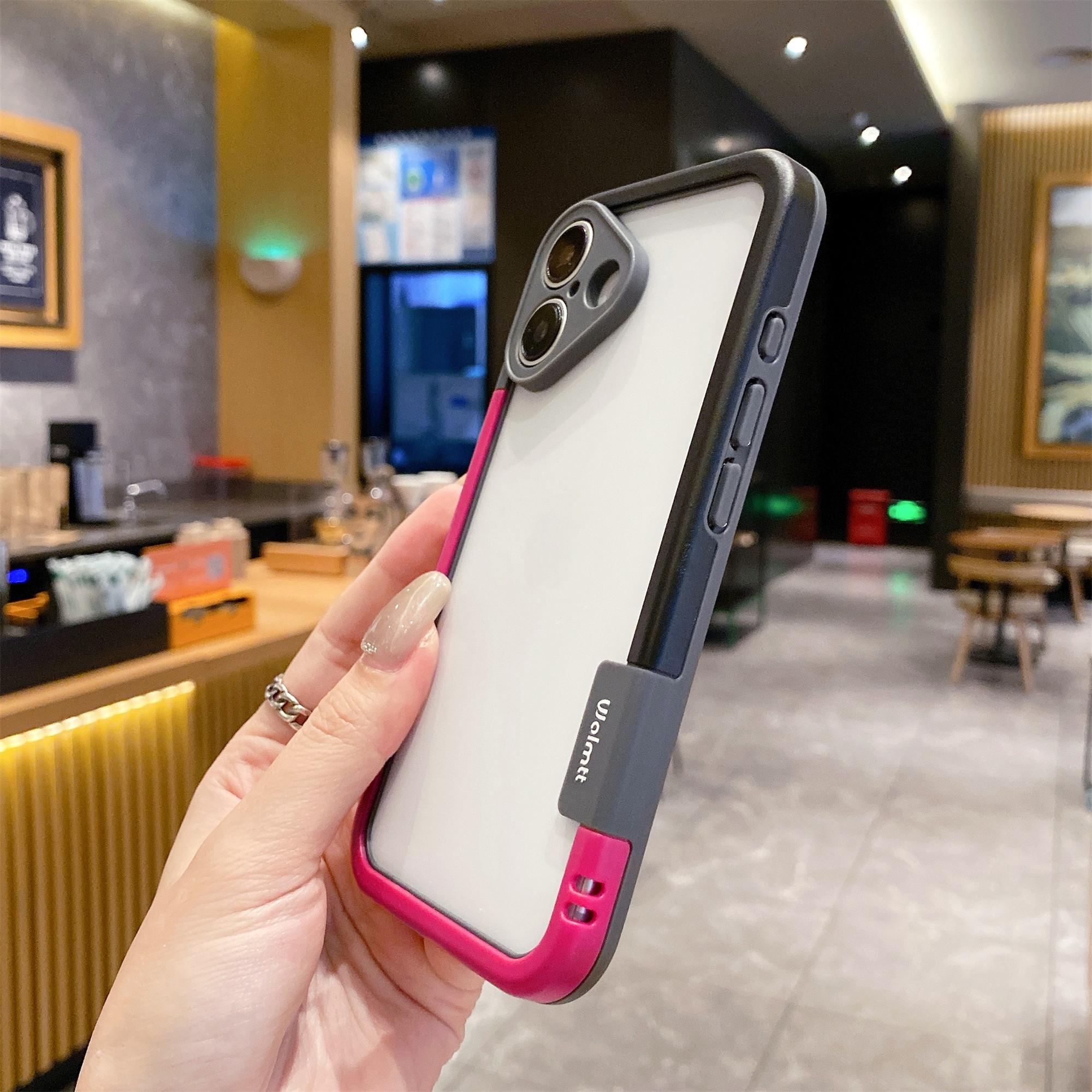 WOLMTT For iPhone 16 Plus Case PC+TPU Transparent Phone Cover Dual Color Frame Aesthetic Design Rose+Grey
WOLMTT For iPhone 16 Plus Case PC+TPU Transparent Phone Cover Dual Color Frame Aesthetic Design Rose+Grey