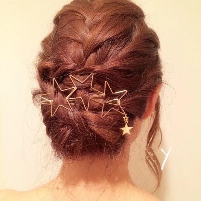 Women Summer Fashion Popular Hollow Star Tassel Hairpin Hair Pin Hair Clips New High Quality Hair Accessories for Women Gifts золотий
Women Summer Fashion Popular Hollow Star Tassel Hairpin Hair Pin Hair Clips New High Quality Hair Accessories for Women Gifts золотий