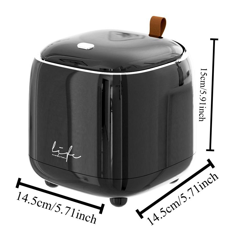 1pcs Light Luxury Press Desktop Trash Can Double-layer Coffee Table Pop-up Lid Small Storage Bucket Safe Material чорний
1pcs Light Luxury Press Desktop Trash Can Double-layer Coffee Table Pop-up Lid Small Storage Bucket Safe Material чорний