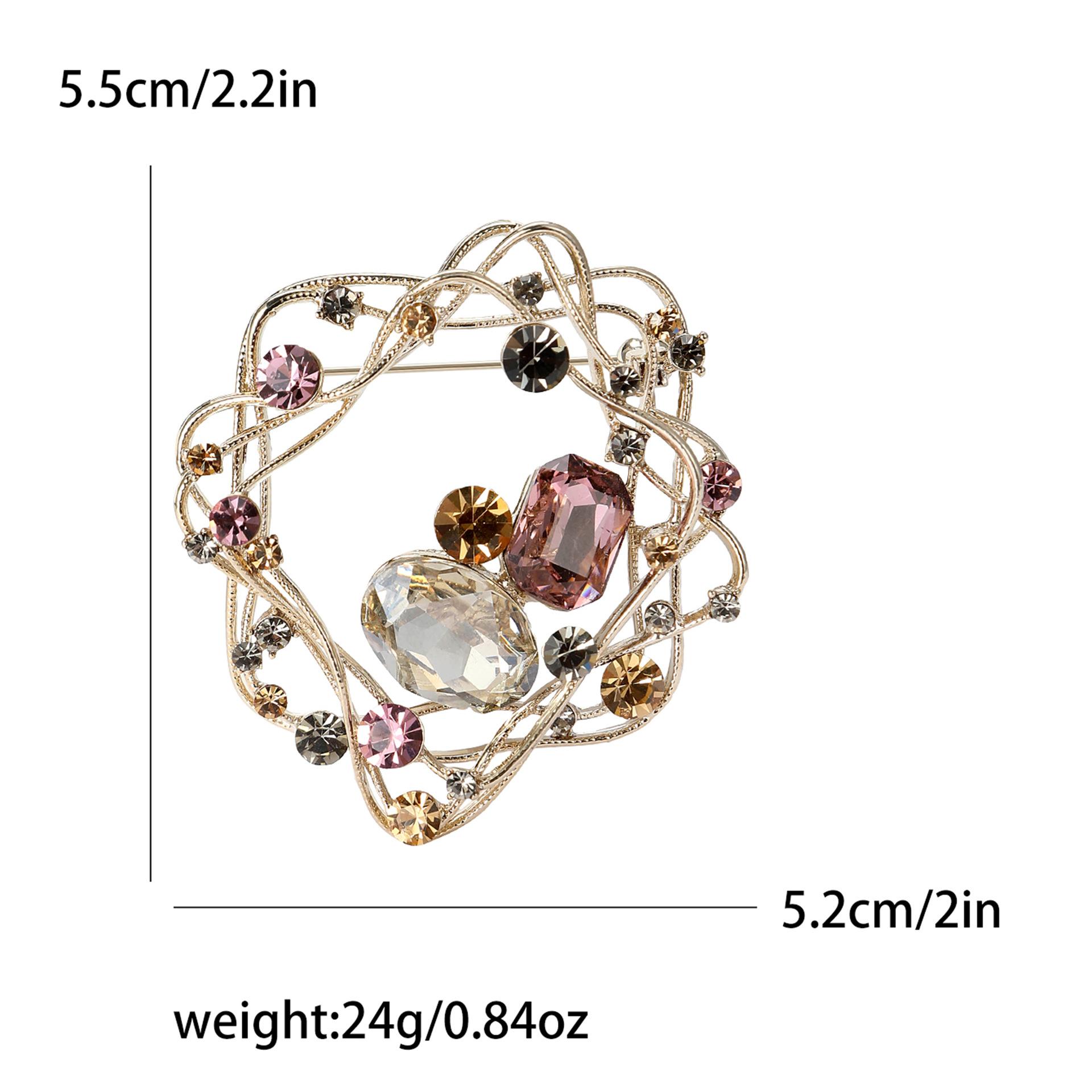 Модная геометрическая брошь-гнездо с обмоткой Niche Premium Rhinestone Pin Женская одежда Аксессуары Корсаж
Модная геометрическая брошь-гнездо с обмоткой Niche Premium Rhinestone Pin Женская одежда Аксессуары Корсаж