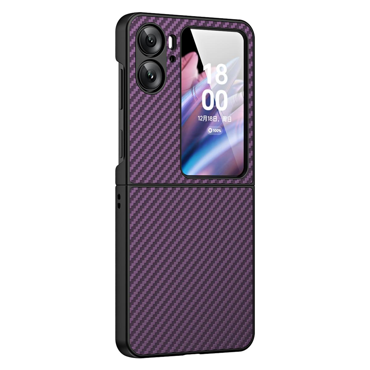 GKK For Oppo Find N2 Flip 5G Hard PC Phone Case Carbon Fiber Texture Anti-Scratch Cover with Small Screen Film Dark Purple
GKK For Oppo Find N2 Flip 5G Hard PC Phone Case Carbon Fiber Texture Anti-Scratch Cover with Small Screen Film Dark Purple