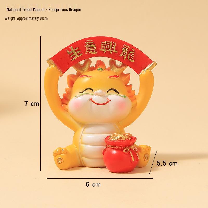 Zodiac Dragon Figurine - Cute New Year Decoration for Car or Desktop
Zodiac Dragon Figurine - Cute New Year Decoration for Car or Desktop