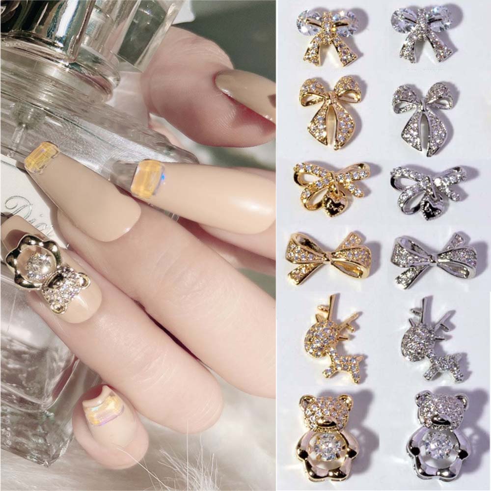 Bow Knot Manicure Tools Deer Nail Art Decorations Nail Jewelry 3D Nail Zircon Nail Rhinestones
Bow Knot Manicure Tools Deer Nail Art Decorations Nail Jewelry 3D Nail Zircon Nail Rhinestones