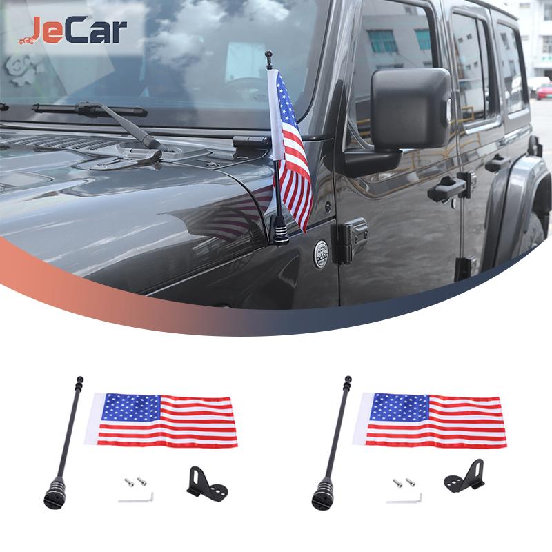 Автомобильное крепление JeCar, флагшток, подставка для американского флага для Jeep Wrangler JK/JL/JT 2007-2022, внешний стиль
Автомобильное крепление JeCar, флагшток, подставка для американского флага для Jeep Wrangler JK/JL/JT 2007-2022, внешний стиль