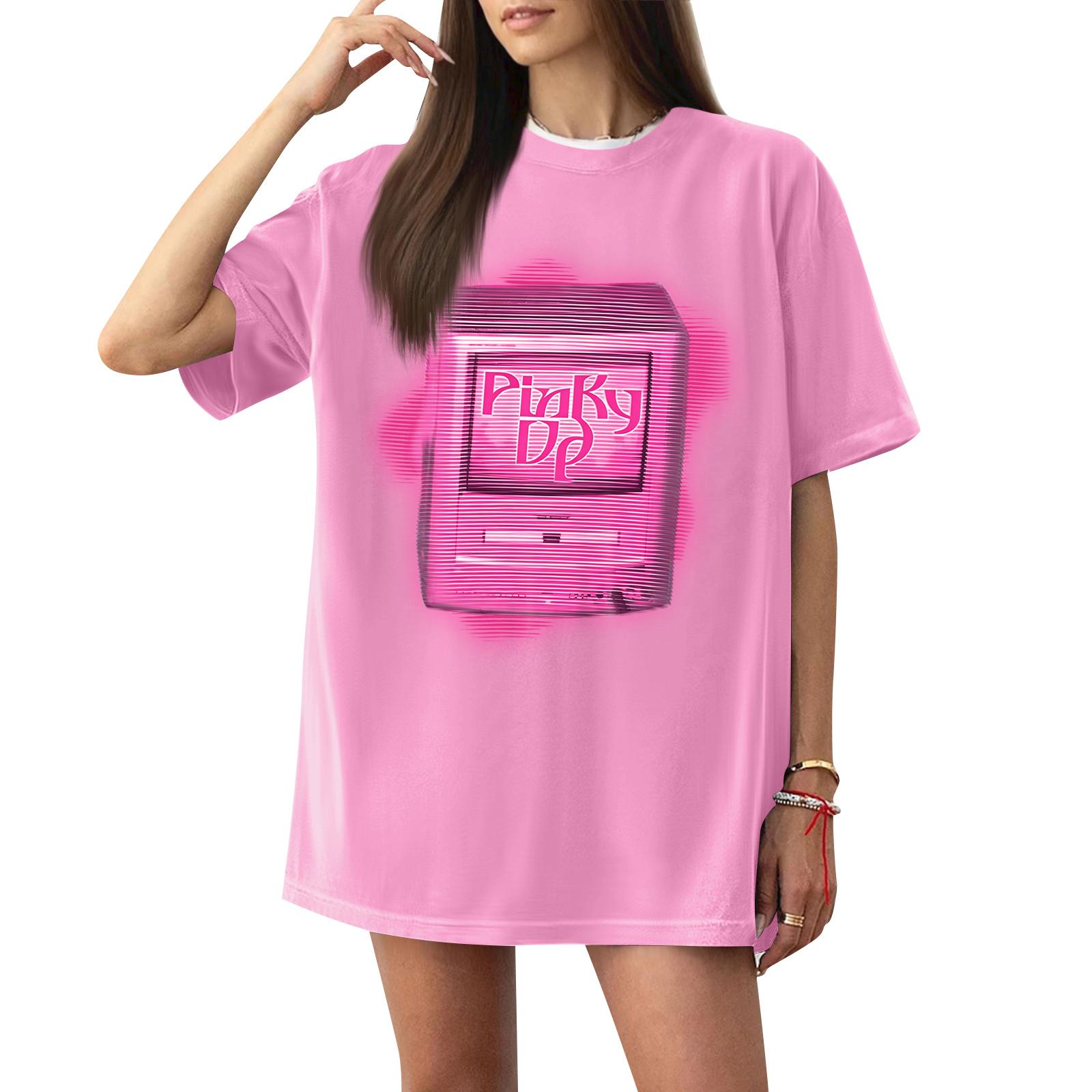 Women Casual Short Sleeve T Shirt Loose Fit Letter Print Crew Neck Lightweight Comfortable Summer Top M рожевий
Women Casual Short Sleeve T Shirt Loose Fit Letter Print Crew Neck Lightweight Comfortable Summer Top M рожевий