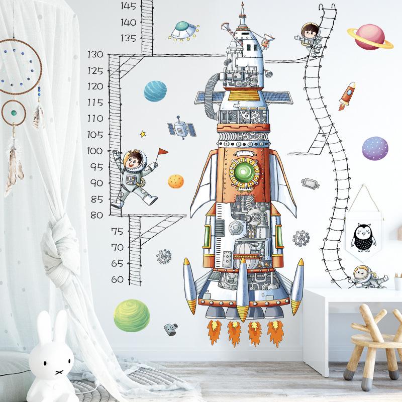 Space Rocket Height Measure stickers for Kids room Children Bedroom Nursery Wall Decor Spaceship Home Decoration DIY Wall
Space Rocket Height Measure stickers for Kids room Children Bedroom Nursery Wall Decor Spaceship Home Decoration DIY Wall