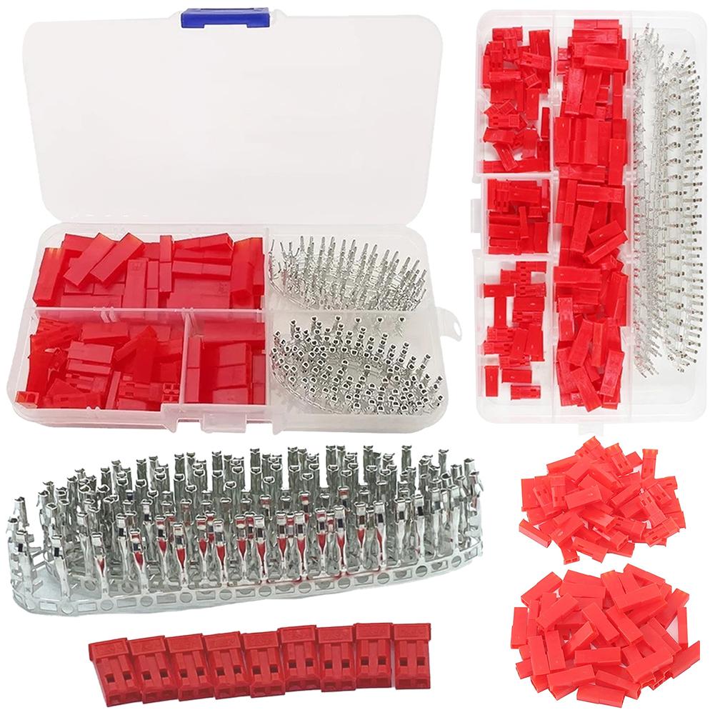 300/420Pcs JST SYP 2 Pin 2.54 MM Crimp Terminal Connectors Male Female Housing Connector Male And Female Plug Shell Terminal Kit
300/420Pcs JST SYP 2 Pin 2.54 MM Crimp Terminal Connectors Male Female Housing Connector Male And Female Plug Shell Terminal Kit