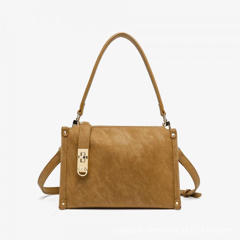Soft Leather Box Small Square Bag Women s 2025 New Retro Light Luxury Handbag High-end Commuting Shoulder Cross-body 21x14.5x9 коричневий
Soft Leather Box Small Square Bag Women s 2025 New Retro Light Luxury Handbag High-end Commuting Shoulder Cross-body 21x14.5x9 коричневий