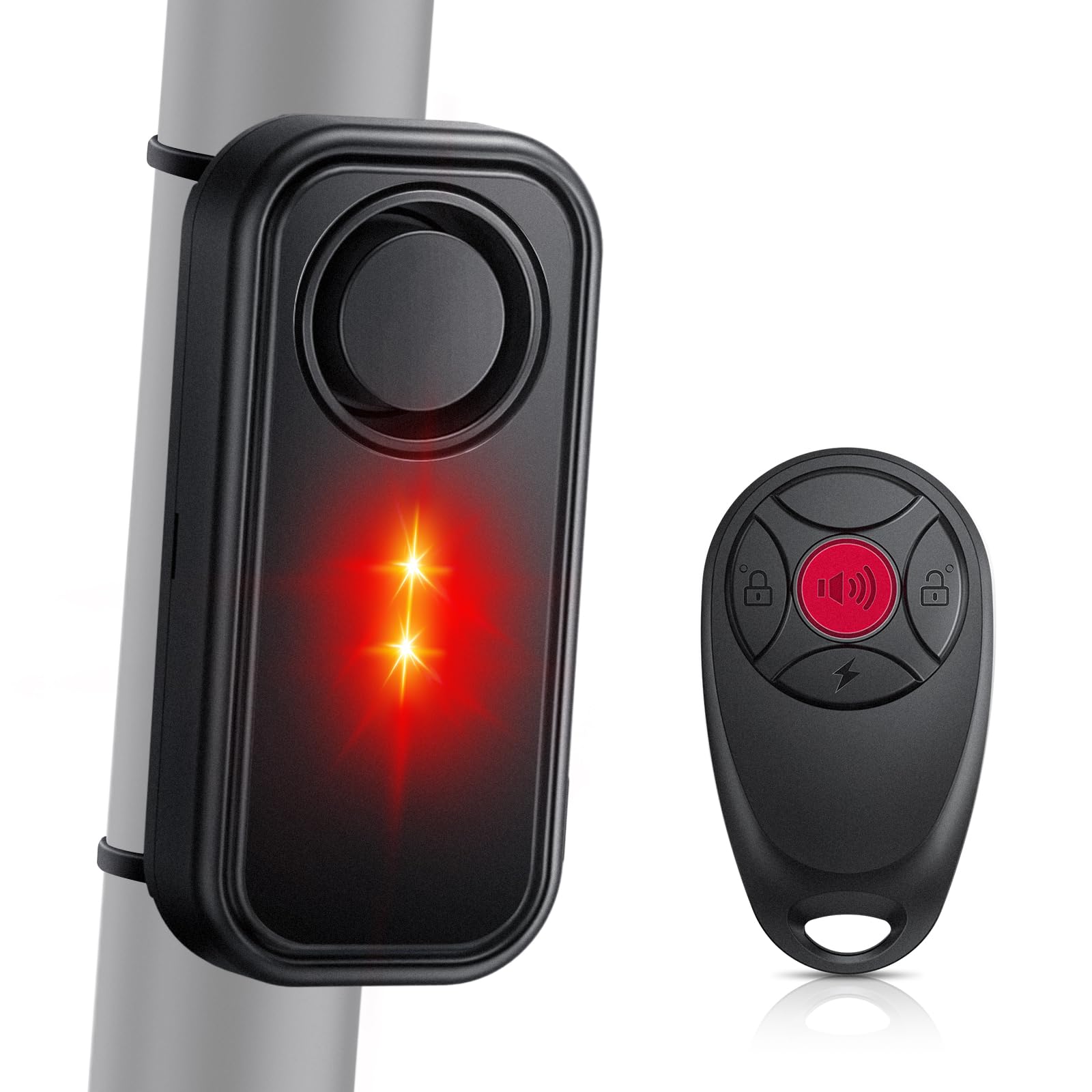 ONVIAN Мотоциклетная сигнализация с пультом дистанционного управления, Супер громкая сигнализация для электровелосипеда 113 дБ, Водонепроницаемость IP66, Защита от кражи,
ONVIAN Мотоциклетная сигнализация с пультом дистанционного управления, Супер громкая сигнализация для электровелосипеда 113 дБ, Водонепроницаемость IP66, Защита от кражи,