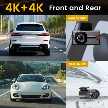 Black with Silver orange Accents 4K 4K Dashcam 4k Dual Lens Dashcam WiFi GPS Camera Dual 4K Ultra HD Recording China Mainland
Black with Silver orange Accents 4K 4K Dashcam 4k Dual Lens Dashcam WiFi GPS Camera Dual 4K Ultra HD Recording China Mainland
