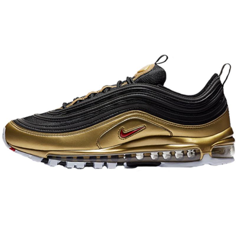 Nike Air Max 97 Black Metallic Gold Sneakers Casual Shoes AT5458-002 36
Nike Air Max 97 Black Metallic Gold Sneakers Casual Shoes AT5458-002 36