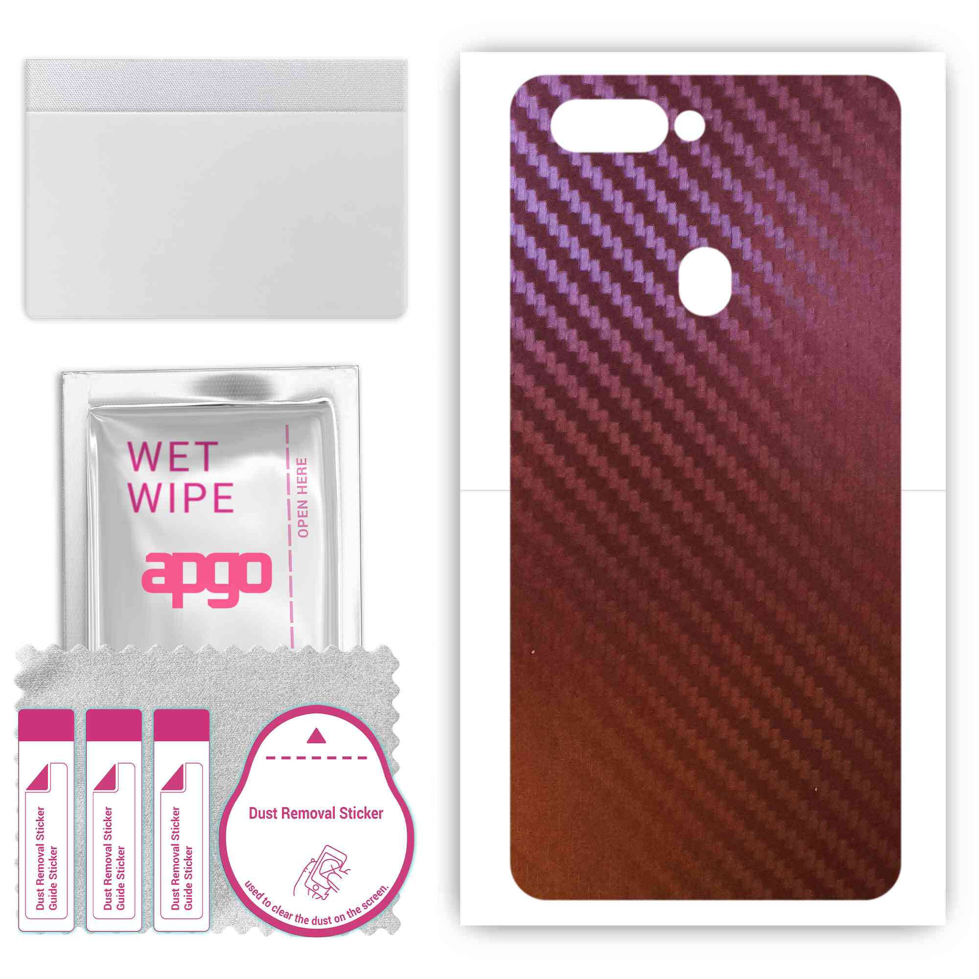 apgo skin sticker film foil vinyl for the BACK compatible with Oppo R15x, scratch-resistant, easy to install - Carbon Chameleon CAKA5
apgo skin sticker film foil vinyl for the BACK compatible with Oppo R15x, scratch-resistant, easy to install - Carbon Chameleon CAKA5