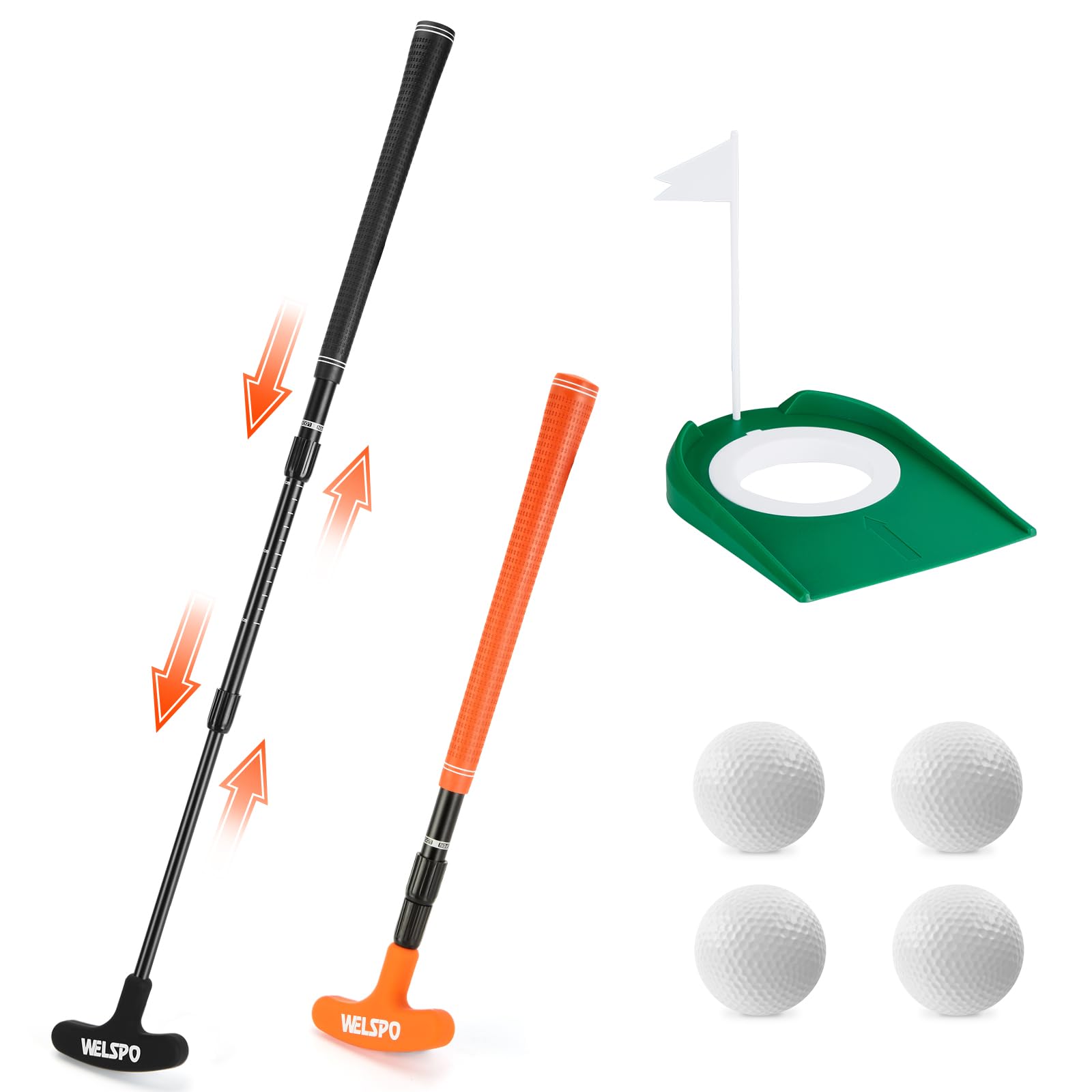 Гольф-паттер для мужчин и женщин AGPTEK Двунаправленный паттер для практики для правой и левой руки Регулируемая длина Гольф-паттер для 4 мячей для гольфа и чашки с
Гольф-паттер для мужчин и женщин AGPTEK Двунаправленный паттер для практики для правой и левой руки Регулируемая длина Гольф-паттер для 4 мячей для гольфа и чашки с