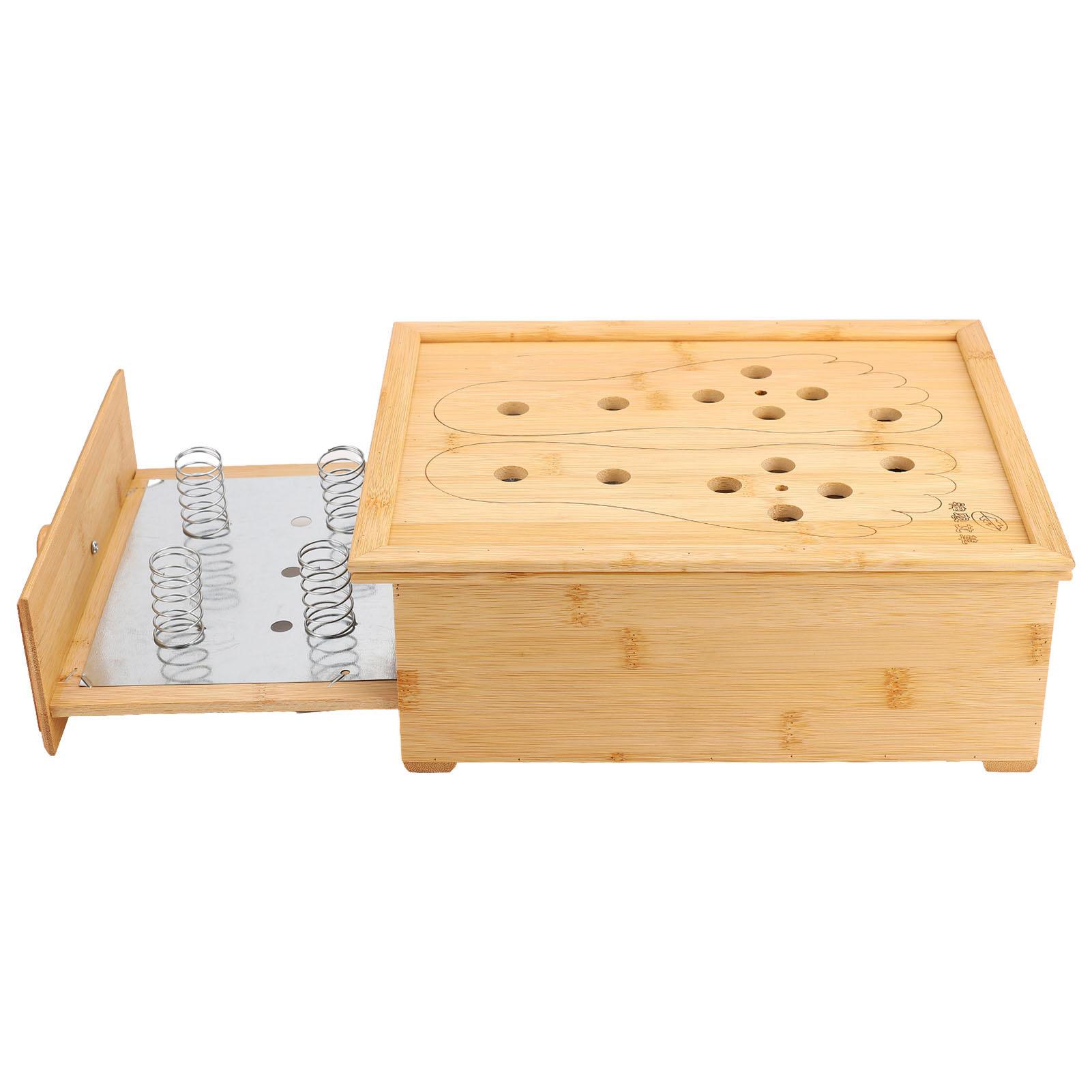 Foot Moxibustion Box Bamboo Strong Glossy 6 Slots 6 Vents Drawer Design Moxa Roll Holder for Feet Moxibustion
Foot Moxibustion Box Bamboo Strong Glossy 6 Slots 6 Vents Drawer Design Moxa Roll Holder for Feet Moxibustion