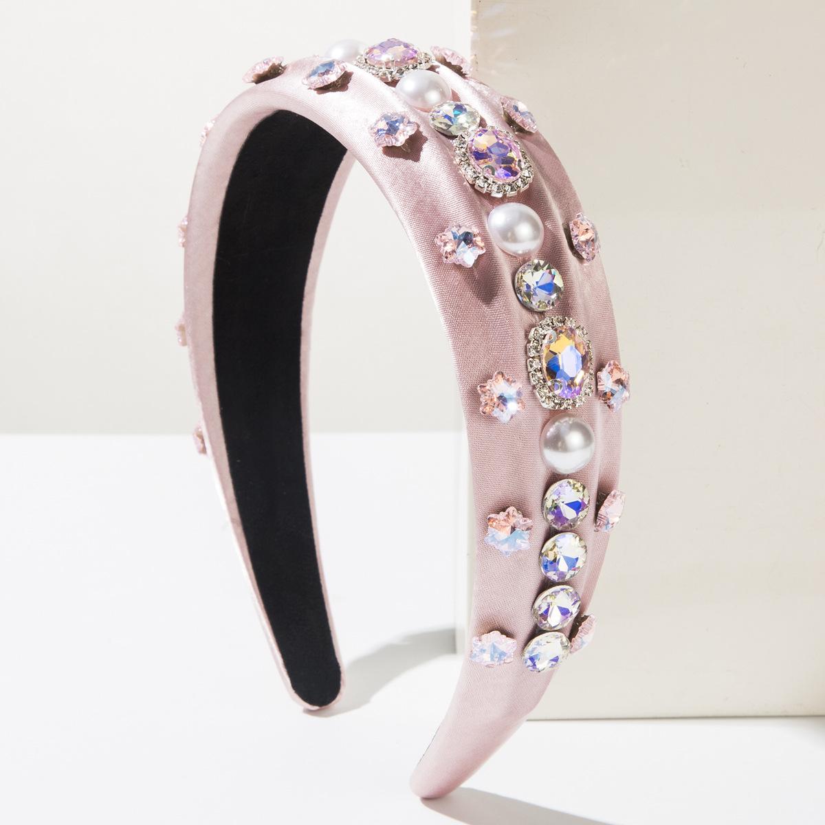 1PC Baroque Padded Hair Bands Bridal Hair Accessor Tunning High-Top Shiny Hair Accessory Luxurious Hair Accessories for The Ball
1PC Baroque Padded Hair Bands Bridal Hair Accessor Tunning High-Top Shiny Hair Accessory Luxurious Hair Accessories for The Ball