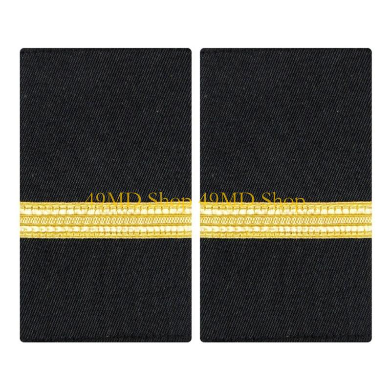 49MD Shoulder Epaulettes Embroidered Golden Security Uniform Accessories Captain
49MD Shoulder Epaulettes Embroidered Golden Security Uniform Accessories Captain