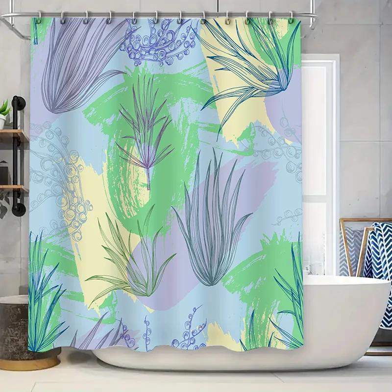 Colorful Bathroom Shower Curtain Set Green Plants Pattern Decorative Waterproof Fabric For Bathtub Bathing Room Home Decoration W60H190(CM)-1 Pcs
Colorful Bathroom Shower Curtain Set Green Plants Pattern Decorative Waterproof Fabric For Bathtub Bathing Room Home Decoration W60H190(CM)-1 Pcs