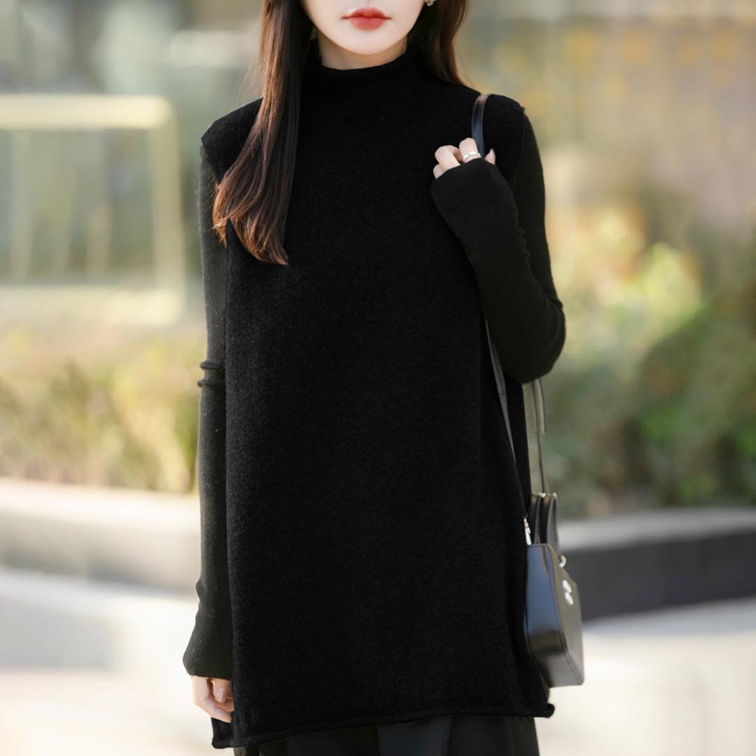Korean Style Half-High Neck Fleece Knit Vest for Women – Autumn Winter, Loose Mid-Length Sleeveless Sweater M
Korean Style Half-High Neck Fleece Knit Vest for Women – Autumn Winter, Loose Mid-Length Sleeveless Sweater M