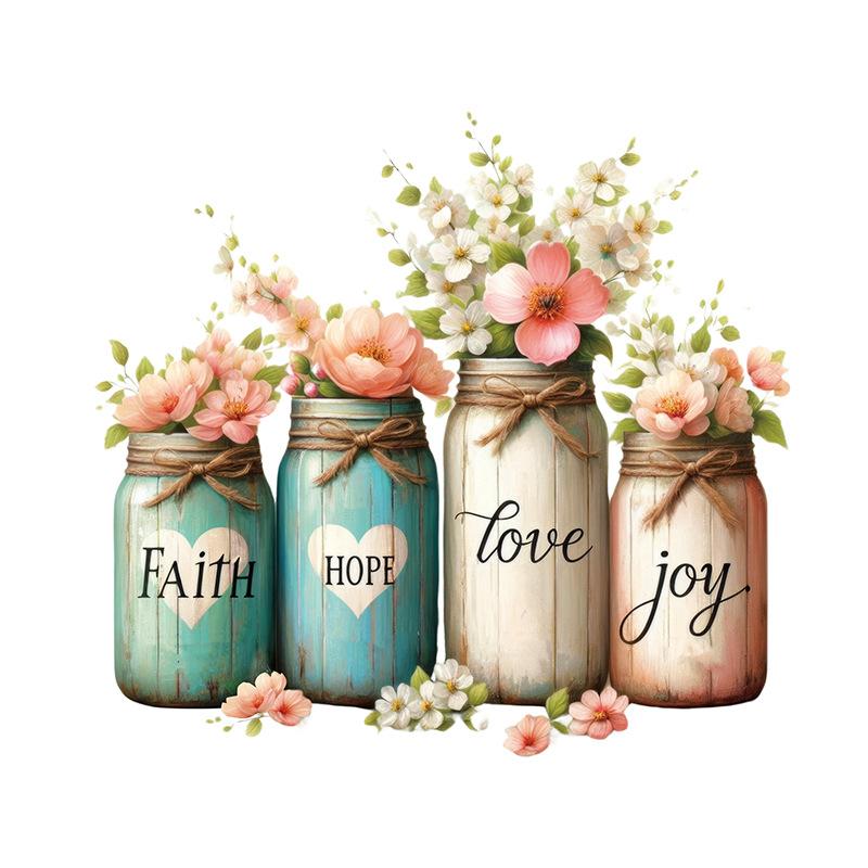 Наклейки на стену в виде вазы Faith, вдохновляющие цветочные наклейки для женской спальни, домашний декор, виниловое настенное искусство, отклеивающееся и приклеивающееся 30x30CM разноцветный
Наклейки на стену в виде вазы Faith, вдохновляющие цветочные наклейки для женской спальни, домашний декор, виниловое настенное искусство, отклеивающееся и приклеивающееся 30x30CM разноцветный