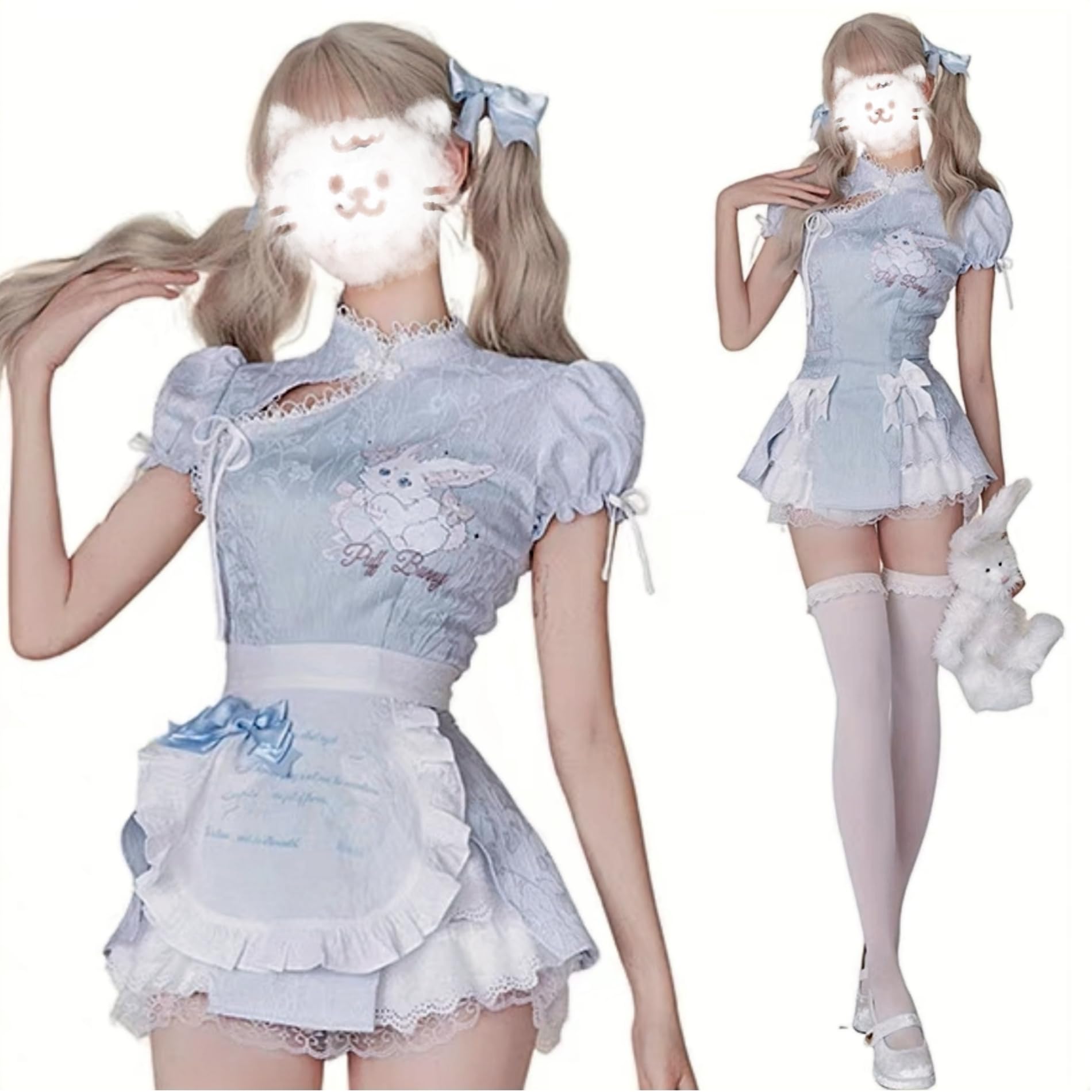 Chinese Dress Cosplay Chinese Clothes Maid Gothic Lolita Apron Cute Costume Chinese Dress Lolita Chinese Style Fancy Dress Halloween Christmas синій
Chinese Dress Cosplay Chinese Clothes Maid Gothic Lolita Apron Cute Costume Chinese Dress Lolita Chinese Style Fancy Dress Halloween Christmas синій