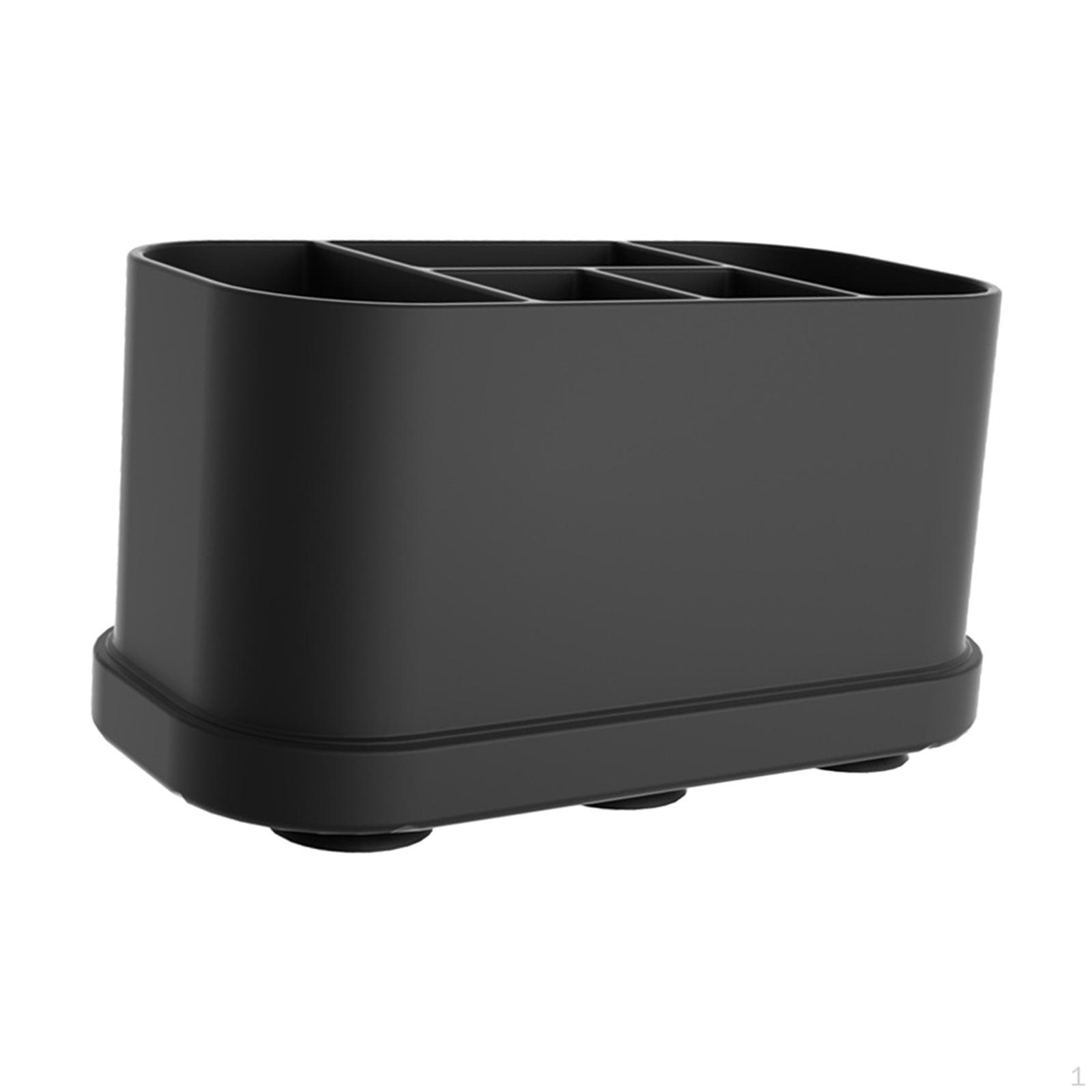Desktop Organizer Storage Container Cosmetics Tray Freestanding Makeup Brush Holder for Dresser Black
Desktop Organizer Storage Container Cosmetics Tray Freestanding Makeup Brush Holder for Dresser Black