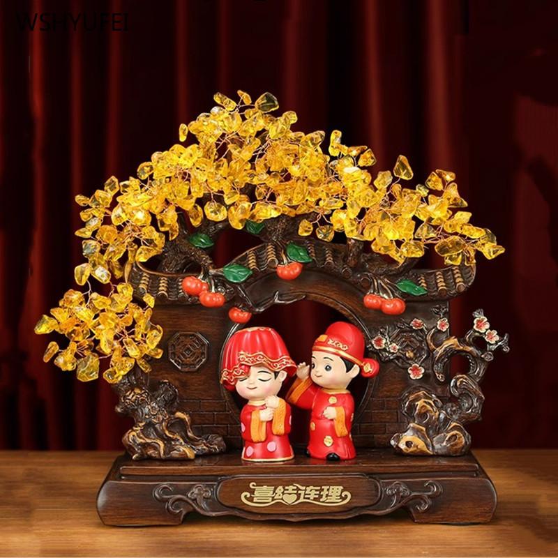 Home decoration accessories Wedding gift Feng Shui ornaments Wealth Tree Valentine s Day gift Resin crafts
Home decoration accessories Wedding gift Feng Shui ornaments Wealth Tree Valentine s Day gift Resin crafts