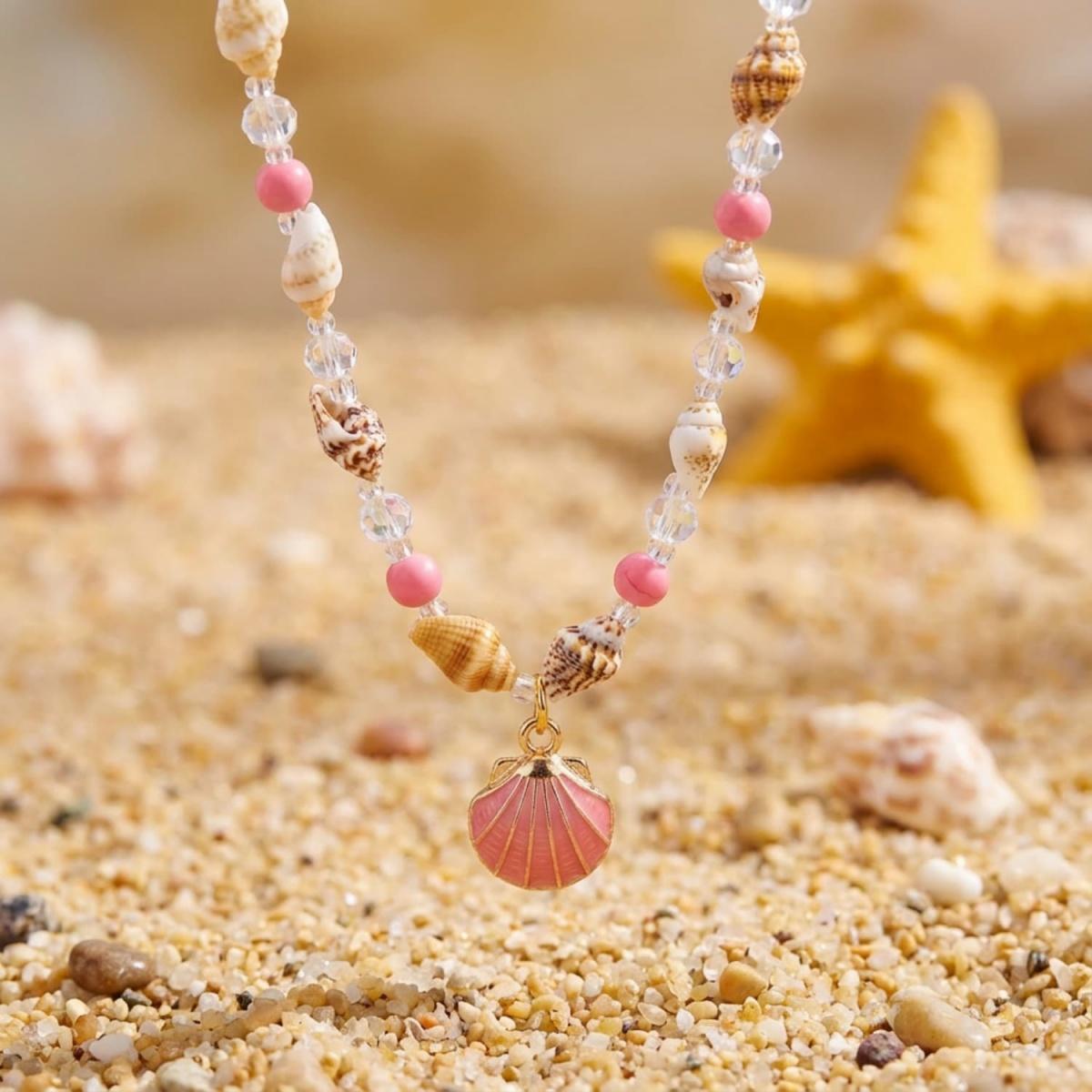 Metal Starfish Shell Conch Pendant Necklace For Women Men Crystal Rice Beads Choker Bohemian Beach Vacation Summer Party Jewelry
Metal Starfish Shell Conch Pendant Necklace For Women Men Crystal Rice Beads Choker Bohemian Beach Vacation Summer Party Jewelry