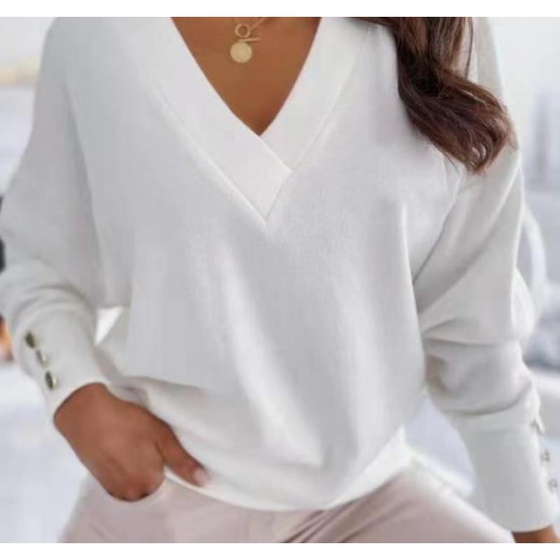 Women s Solid Color Long Sleeve V-Neck Loose Knit Sweater Clothes Sale XXL білий
Women s Solid Color Long Sleeve V-Neck Loose Knit Sweater Clothes Sale XXL білий