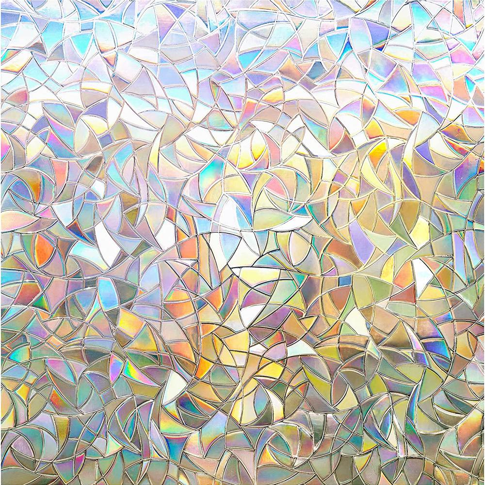 Пленка для защиты окон Радужная 3D декоративная стеклянная виниловая витражная наклейка Статическая наклейка на окно Неклеящиеся пленки 90x200 cm
Пленка для защиты окон Радужная 3D декоративная стеклянная виниловая витражная наклейка Статическая наклейка на окно Неклеящиеся пленки 90x200 cm