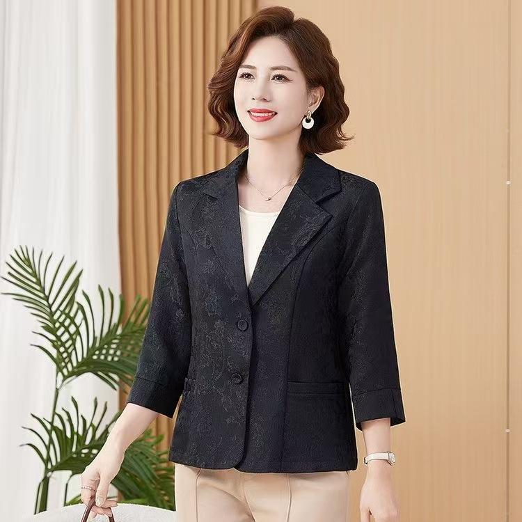 Summer Fashion Slim-Fit Suit for Middle-Aged & Elderly Women 2XL (53-60 kg) чёрный
Summer Fashion Slim-Fit Suit for Middle-Aged & Elderly Women 2XL (53-60 kg) чёрный