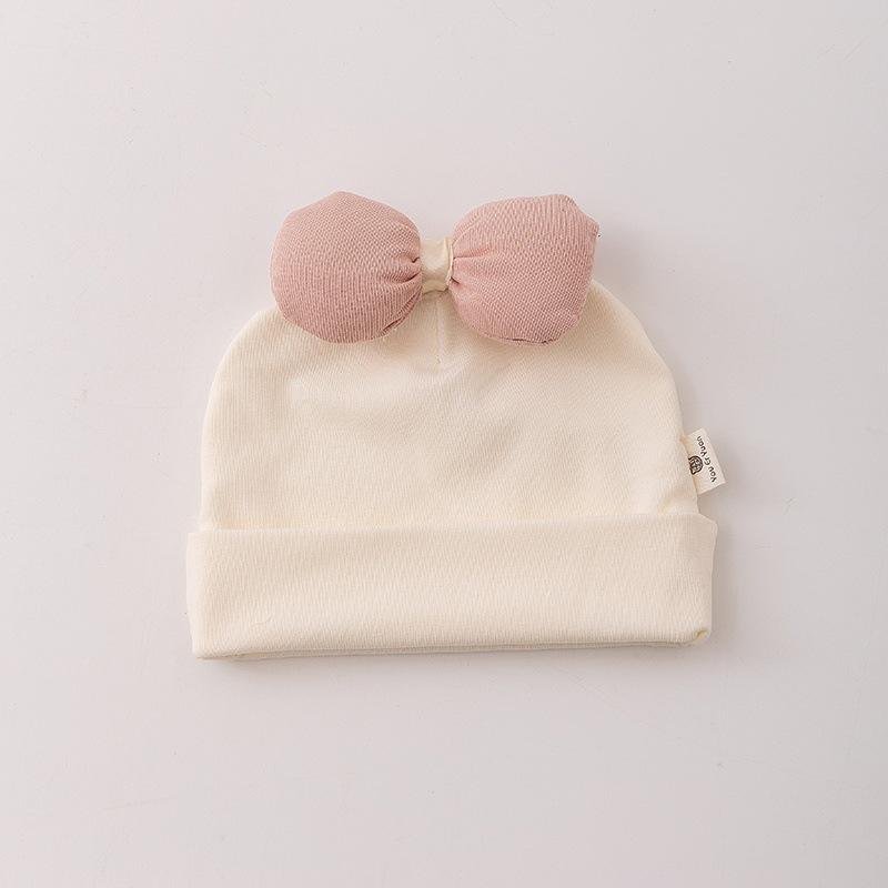 Guai Bao Baby Bow Tummy Hat - Spring/Autumn Windproof Warm Hat & Forehead Protector for Newborns 38-42cm (0-8 months) бежевий
Guai Bao Baby Bow Tummy Hat - Spring/Autumn Windproof Warm Hat & Forehead Protector for Newborns 38-42cm (0-8 months) бежевий