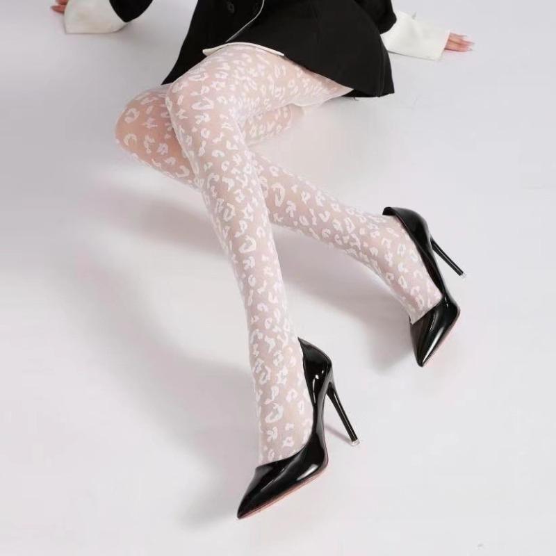 Black Leopard Print Tights Women Party Club Stockings Pantyhose Black Color Sexy JK Girls Thin Leopard Stockings Socks one size білий
Black Leopard Print Tights Women Party Club Stockings Pantyhose Black Color Sexy JK Girls Thin Leopard Stockings Socks one size білий