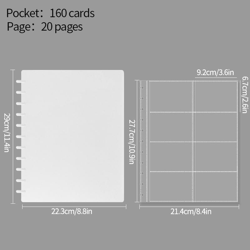8 Grids Binder Photocards Black White Photo Cover Photocard Holder Picture Protector Kpop Idol Photo Albums Sticker Book Binder
8 Grids Binder Photocards Black White Photo Cover Photocard Holder Picture Protector Kpop Idol Photo Albums Sticker Book Binder
