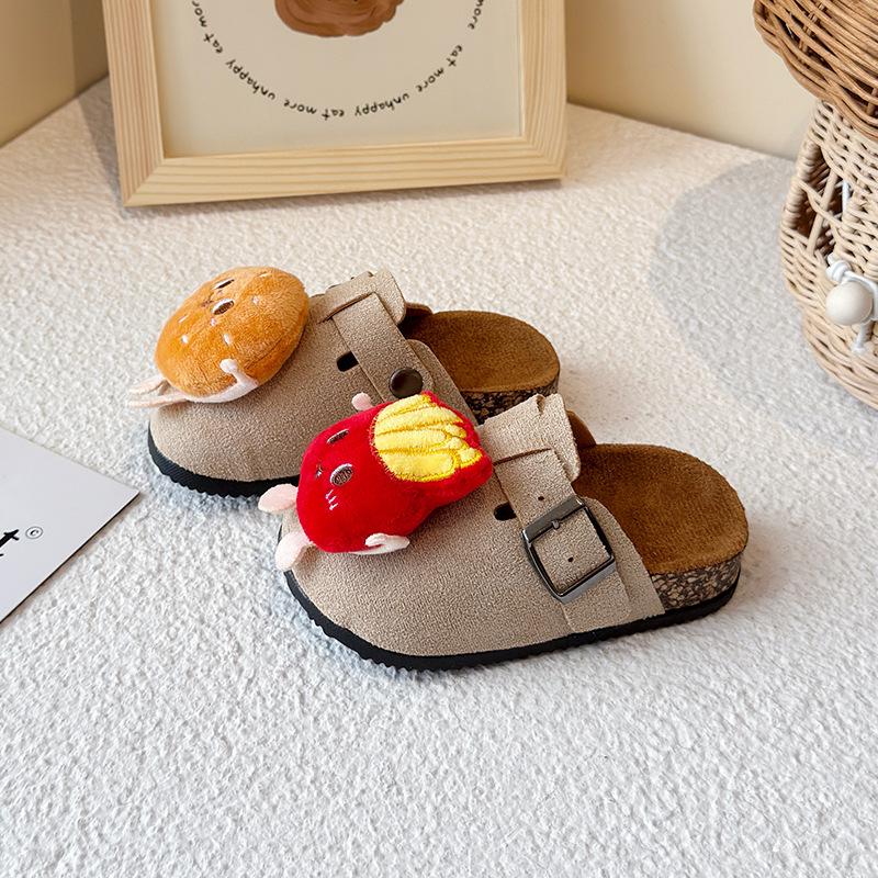 Children s Cartoon Hamburger & Fries Birkenstock Slippers - Women s Spring/Autumn Outdoor Flat Cute Thick Sole Baby Slippers 32-33 (18 cm, runs small by 2) брудно-білий
Children s Cartoon Hamburger & Fries Birkenstock Slippers - Women s Spring/Autumn Outdoor Flat Cute Thick Sole Baby Slippers 32-33 (18 cm, runs small by 2) брудно-білий