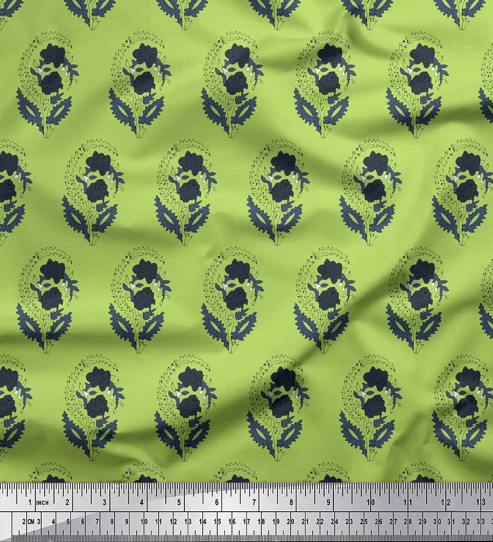 Soimoi Green Poly Crepe Fabric Цветочный блок Декор Ткань Напечатанный метр 42 дюйма 42 Inch Wide - Poly Crepe зелёный
Soimoi Green Poly Crepe Fabric Цветочный блок Декор Ткань Напечатанный метр 42 дюйма 42 Inch Wide - Poly Crepe зелёный