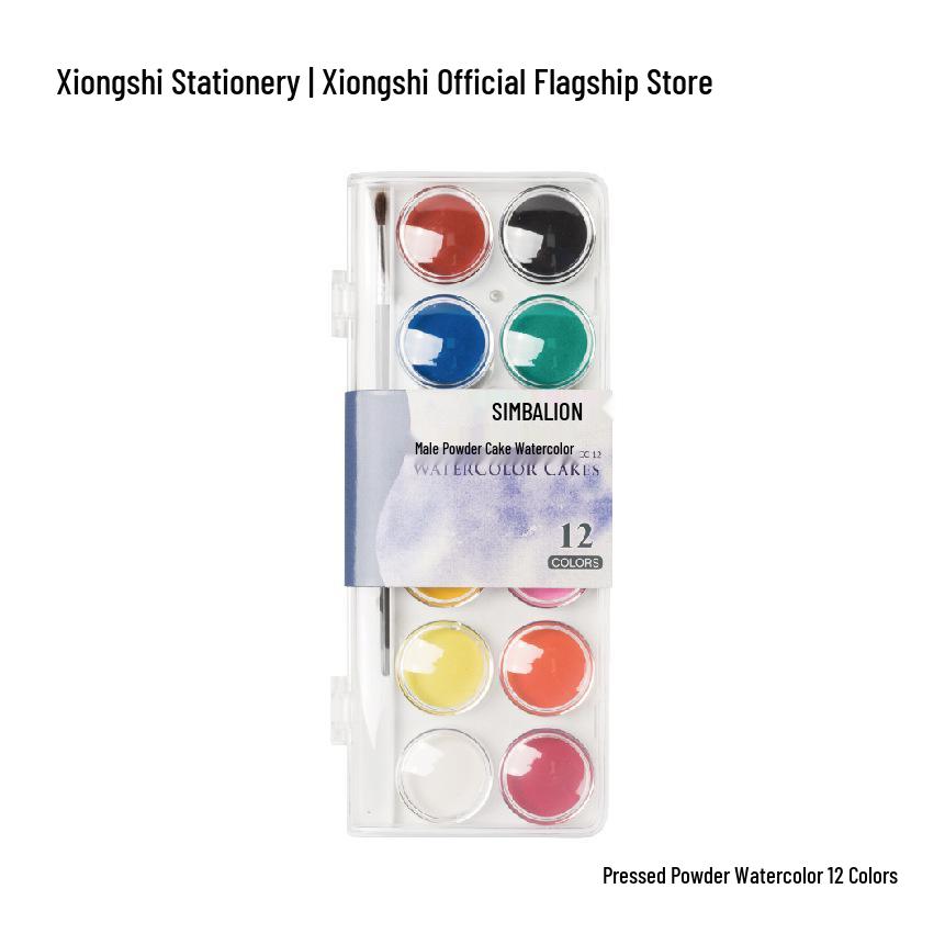 Xiongshi 36-Color Transparent Watercolor Set for Children - Includes Pan-Type Options: 48, 28, or 12 Colors
Xiongshi 36-Color Transparent Watercolor Set for Children - Includes Pan-Type Options: 48, 28, or 12 Colors