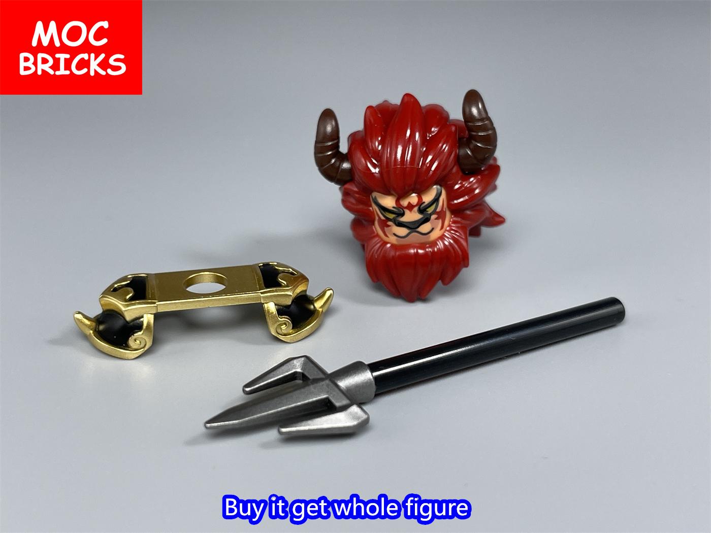 MOC Bricks Journey to the West Wukong Monkey Sun Ba Jie Anime Cartoon Figure Educational Constructing Blocks Playthings For Children
MOC Bricks Journey to the West Wukong Monkey Sun Ba Jie Anime Cartoon Figure Educational Constructing Blocks Playthings For Children
