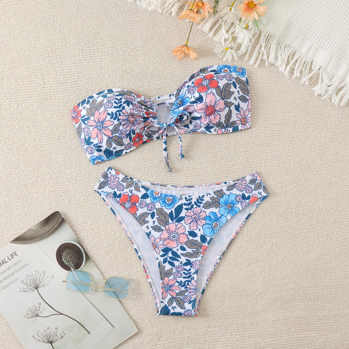 Women s All-Over Print Push-Up Bandeau Triangle Bikini for Casual Vacations Medium квітковий колір друку
Women s All-Over Print Push-Up Bandeau Triangle Bikini for Casual Vacations Medium квітковий колір друку
