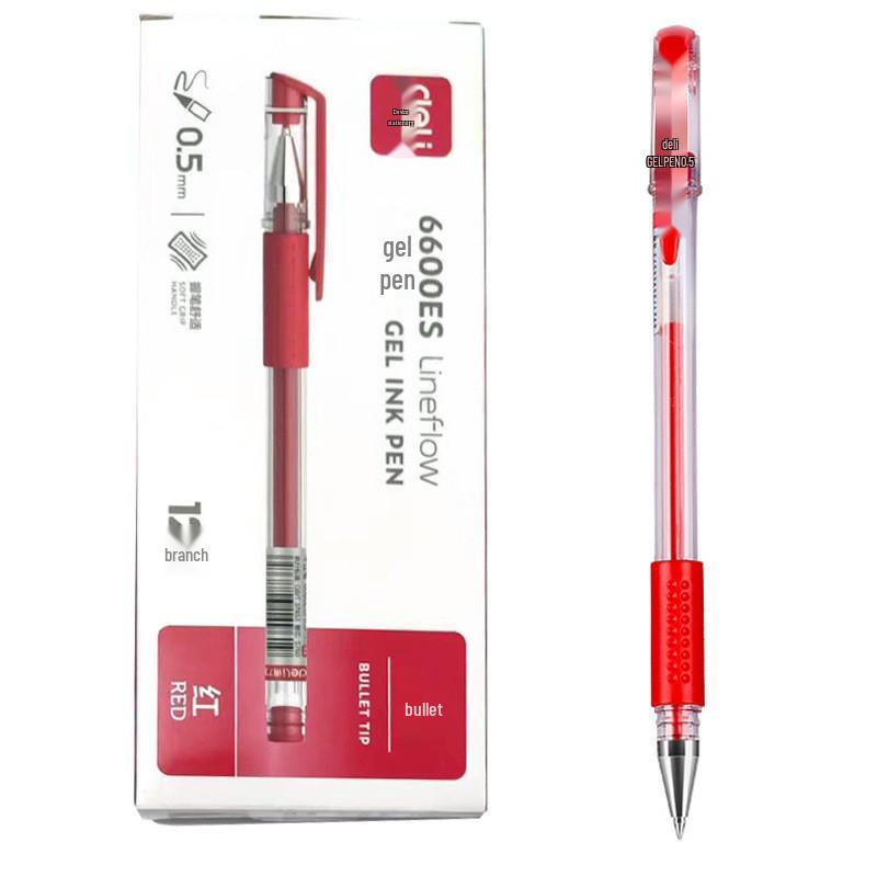 Deli Carbon Fiber Gel Pens: Retractable, Water-Based, Ideal for Students, Business Signatures, Meeting Notes, and Finance. Single Piece
Deli Carbon Fiber Gel Pens: Retractable, Water-Based, Ideal for Students, Business Signatures, Meeting Notes, and Finance. Single Piece