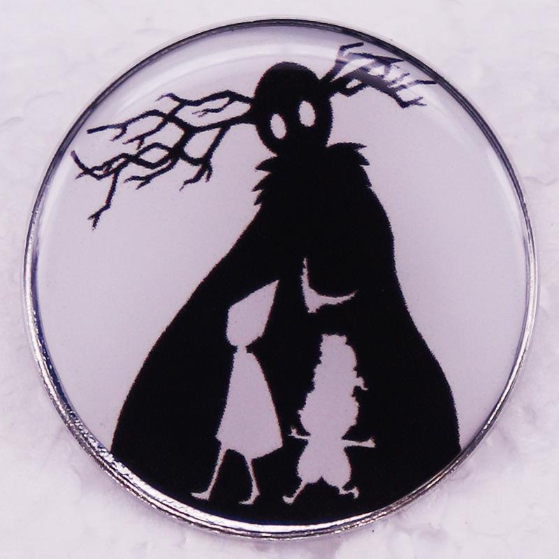 Mysterious Forest Cartoon Badge Accessory
Mysterious Forest Cartoon Badge Accessory