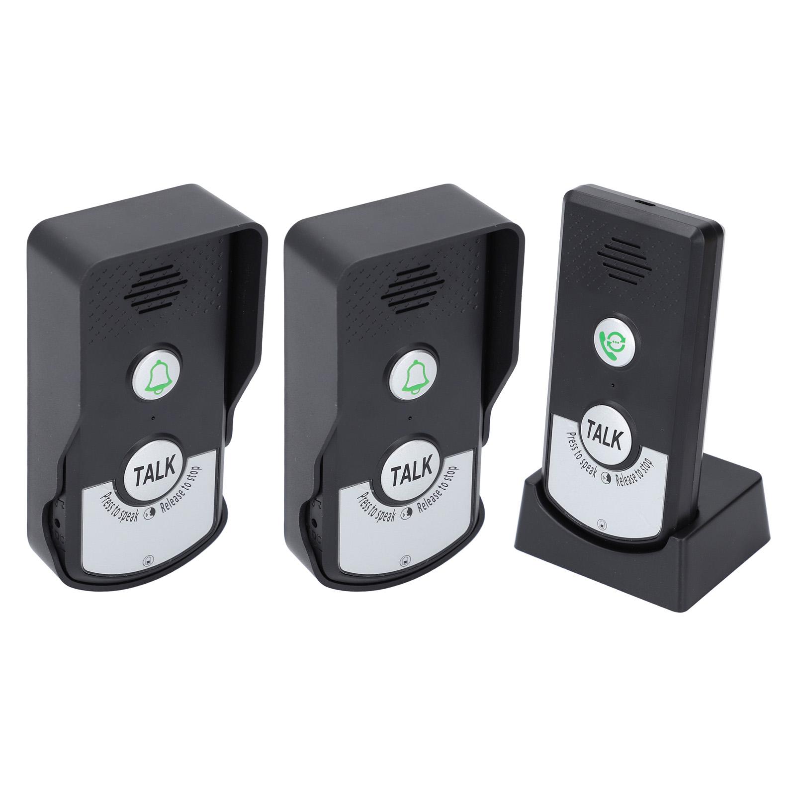 Wireless Voice Intercom Doorbell 410 To 490MHz IP54 Waterproof 1000m Distance Home Doorbell Intercom Kit
Wireless Voice Intercom Doorbell 410 To 490MHz IP54 Waterproof 1000m Distance Home Doorbell Intercom Kit