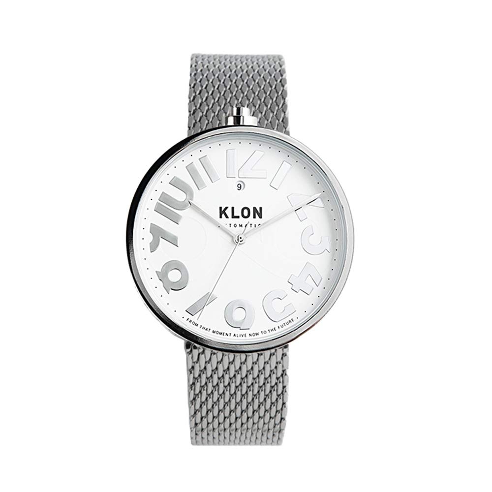 Watch Mechanical Arm Watch Automatic Winding Domestic Made in Japan Simple Silver KLON AUTOMATIC WATCH 43mm Men s -HIDE TIME-
Watch Mechanical Arm Watch Automatic Winding Domestic Made in Japan Simple Silver KLON AUTOMATIC WATCH 43mm Men s -HIDE TIME-