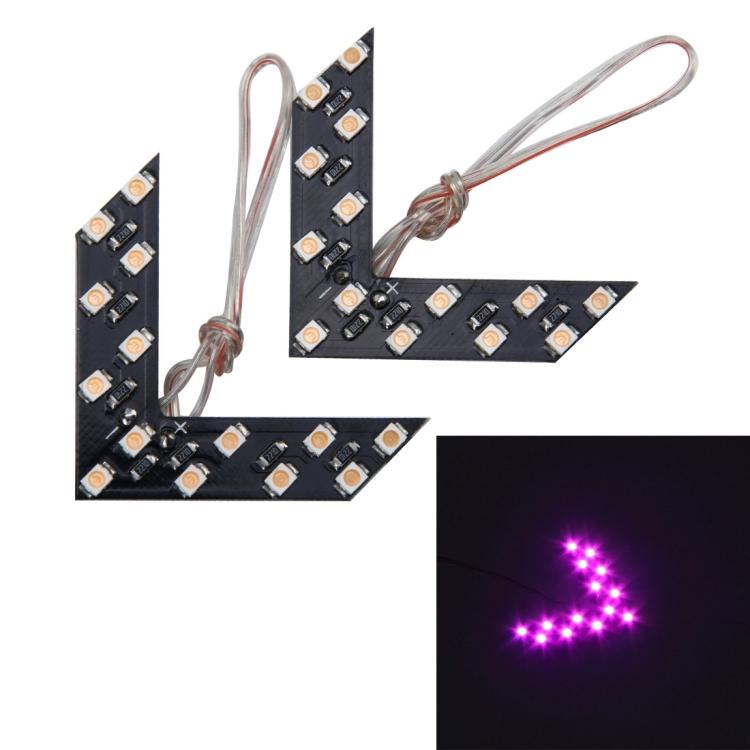 14 LED 3528 SMD Arrows Light for Car Side Mirror Turn Signal рожевий
14 LED 3528 SMD Arrows Light for Car Side Mirror Turn Signal рожевий